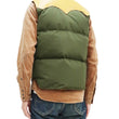 Load image into Gallery viewer, Sugar Cane Down Vest with Leather Yoke Panel Men's Winter Outerwear Vest SC15222 149 Olive/Camel