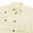 Load image into Gallery viewer, Sugar Cane Men's Ecru Colour Wabash Stripe Work Shirt Long Sleeve Shirt SC27076