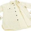 Load image into Gallery viewer, Sugar Cane Men's Ecru Colour Wabash Stripe Work Shirt Long Sleeve Shirt SC27076