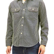 Load image into Gallery viewer, Sugar Cane Hickory Stripe Work Shirt Men's Casual Long Sleeve Button Up Shirt SC27853 Black