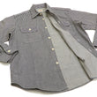 Load image into Gallery viewer, Sugar Cane Hickory Stripe Work Shirt Men's Casual Long Sleeve Button Up Shirt SC27853 Black