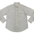Load image into Gallery viewer, Sugar Cane Hickory Stripe Work Shirt Men's Casual Long Sleeve Button Up Shirt SC27853 Off-White