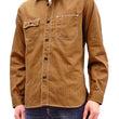 Load image into Gallery viewer, Sugar Cane Shirt Men's Brown Color Wabash Stripe Long Sleeve Work Shirt SC28516