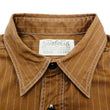 Load image into Gallery viewer, Sugar Cane Shirt Men's Brown Color Wabash Stripe Long Sleeve Work Shirt SC28516