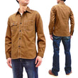 Load image into Gallery viewer, Sugar Cane Shirt Men's Brown Color Wabash Stripe Long Sleeve Work Shirt SC28516