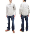 Load image into Gallery viewer, Sugar Cane Shirt Men's Vertical Striped Long Sleeve Button Up Shirt Coke Stripe Work Shirt SC28652 105 Off-White