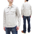 Load image into Gallery viewer, Sugar Cane Shirt Men's Vertical Striped Long Sleeve Button Up Shirt Coke Stripe Work Shirt SC28652 105 Off-White