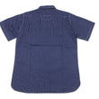 Load image into Gallery viewer, Sugar Cane Men's Indigo Wabash Stripe Work Shirt Short Sleeve Button Up Shirt SC36267A