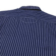 Load image into Gallery viewer, Sugar Cane Men's Indigo Wabash Stripe Work Shirt Short Sleeve Button Up Shirt SC36267A