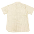 Load image into Gallery viewer, Sugar Cane Men's Ecru Colour Wabash Stripe Work Shirt Short Sleeve Button Up Shirt SC37275