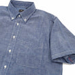 Load image into Gallery viewer, Sugar Cane Plain Chambray Shirt Men's Relaxed Fit Button-Down Collar Short Sleeve Casual Shirt SC38903 421 Blue One-Wash