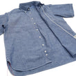 Load image into Gallery viewer, Sugar Cane Plain Chambray Shirt Men's Relaxed Fit Button-Down Collar Short Sleeve Casual Shirt SC38903 421 Blue One-Wash