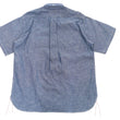 Load image into Gallery viewer, Sugar Cane Plain Chambray Shirt Men's Relaxed Fit Button-Down Collar Short Sleeve Casual Shirt SC38903 421 Blue One-Wash