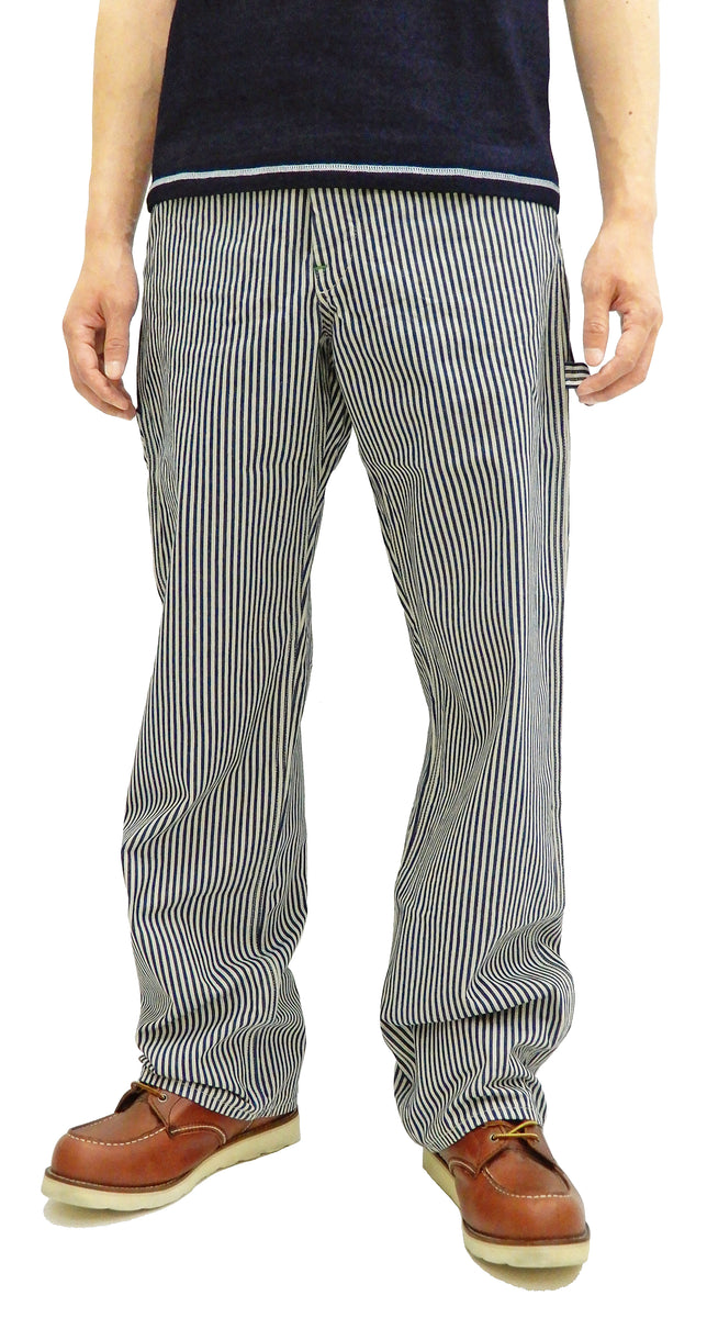 Sugar Cane Painter Pants Men's Casual Hickory Stripe Work