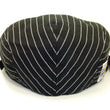 Load image into Gallery viewer, Pherrow's Men's Casual Vintage Style Wabash Stripe Flat Cap Made in Japan SHC1-W Black