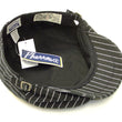 Load image into Gallery viewer, Pherrow's Men's Casual Vintage Style Wabash Stripe Flat Cap Made in Japan SHC1-W Black