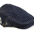 Load image into Gallery viewer, Pherrow's Men's Casual Vintage Style Wabash Stripe Flat Cap Made in Japan SHC1-W Indigo