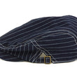 Load image into Gallery viewer, Pherrow's Men's Casual Vintage Style Wabash Stripe Flat Cap Made in Japan SHC1-W Indigo