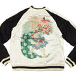 Load image into Gallery viewer, Hanatabi Gakudan Men's Japanese Souvenir Jacket Japanese Lion Dance Sukajan Script SJ-601