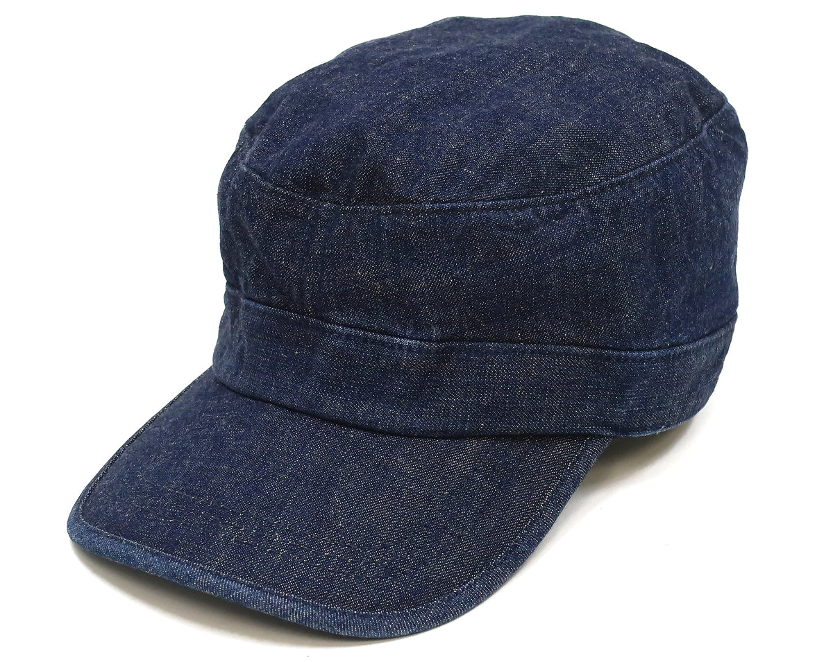 Momotaro Denim Railroad Indigo Wabash Work Hat