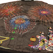 Load image into Gallery viewer, Hanatabi Gakudan Men's Japanese Souvenir Jacket Japanese Fireworks Sukajan Script SKJ-142