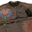 Load image into Gallery viewer, Hanatabi Gakudan Men's Japanese Souvenir Jacket Japanese Fireworks Sukajan Script SKJ-142
