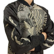 Load image into Gallery viewer, Hanatabi Gakudan Men's Japanese Souvenir Jacket Japanese Phoenix Sukajan Script SKJ-71R
