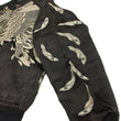 Load image into Gallery viewer, Hanatabi Gakudan Men's Japanese Souvenir Jacket Japanese Phoenix Sukajan Script SKJ-71R
