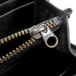 Load image into Gallery viewer, Script Hanatabi Gakudan Men's Casual Embroidered Leather Long Wallet SLWL-501 Black