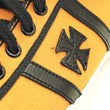 Load image into Gallery viewer, Samurai Jeans Men's Canvas Sneakers with Iron Cross Lace Up Low-Top SM92LOW19-3 Orange