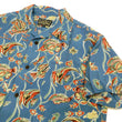 Load image into Gallery viewer, Studio D'artisan Men's Hawaiian Shirt Angelfish Rayon Short Sleeve Aloha shirt SP-050 Blue