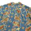 Load image into Gallery viewer, Studio D'artisan Men's Hawaiian Shirt Angelfish Rayon Short Sleeve Aloha shirt SP-050 Blue