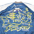 Load image into Gallery viewer, Hanatabi Gakudan Men's Japanese Souvenir Jacket Japan Map Sukajan Script SRSJ-001