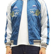 Load image into Gallery viewer, Hanatabi Gakudan Men's Japanese Souvenir Jacket Japan Map Sukajan Script SRSJ-001