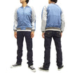Load image into Gallery viewer, Hanatabi Gakudan Men's Japanese Souvenir Jacket Japan Map Sukajan Script SRSJ-001