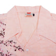 Load image into Gallery viewer, Hanatabi Gakudan Men's S/S Jacquard Shirt with Japanese Art Embroidery SS-001 Pink