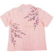 Load image into Gallery viewer, Hanatabi Gakudan Men's S/S Jacquard Shirt with Japanese Art Embroidery SS-001 Pink
