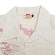 Load image into Gallery viewer, Hanatabi Gakudan Men's S/S Jacquard Shirt with Japanese Art Embroidery SS-002 Off-white