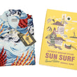 Load image into Gallery viewer, Sun Surf Men's Hawaiian Shirt Musa-Shiya Eagle Short Sleeve Aloha Shirt SS38415 Blue