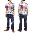 Load image into Gallery viewer, Sun Surf Men's Hawaiian Shirt Musa-Shiya Eagle Short Sleeve Aloha Shirt SS38415 Blue