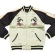 Load image into Gallery viewer, Hanatabi Gakudan Men's Japanese Souvenir Jacket Oiran Japanese Art Sukajan Script SSJ-000