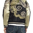 Load image into Gallery viewer, Hanatabi Gakudan Men's Japanese Souvenir Jacket Japanese Dragon Sukajan Script SSJ-001