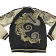 Load image into Gallery viewer, Hanatabi Gakudan Men's Japanese Souvenir Jacket Japanese Dragon Sukajan Script SSJ-001