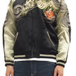 Load image into Gallery viewer, Hanatabi Gakudan Men's Japanese Souvenir Jacket Japanese Dragon Sukajan Script SSJ-001