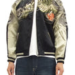 Load image into Gallery viewer, Hanatabi Gakudan Men's Japanese Souvenir Jacket Japanese Dragon Sukajan Script SSJ-001