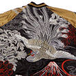 Load image into Gallery viewer, Hanatabi Gakudan Men's Japanese Souvenir Jacket Japanese Phoenixn Sukajan Script SSJ-004