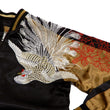 Load image into Gallery viewer, Hanatabi Gakudan Men's Japanese Souvenir Jacket Japanese Phoenixn Sukajan Script SSJ-004