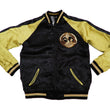 Load image into Gallery viewer, Hanatabi Gakudan Men's Japanese Souvenir Jacket Japanese Phoenixn Sukajan Script SSJ-004