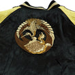Load image into Gallery viewer, Hanatabi Gakudan Men's Japanese Souvenir Jacket Japanese Phoenixn Sukajan Script SSJ-004