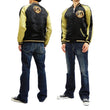 Load image into Gallery viewer, Hanatabi Gakudan Men's Japanese Souvenir Jacket Japanese Phoenixn Sukajan Script SSJ-004